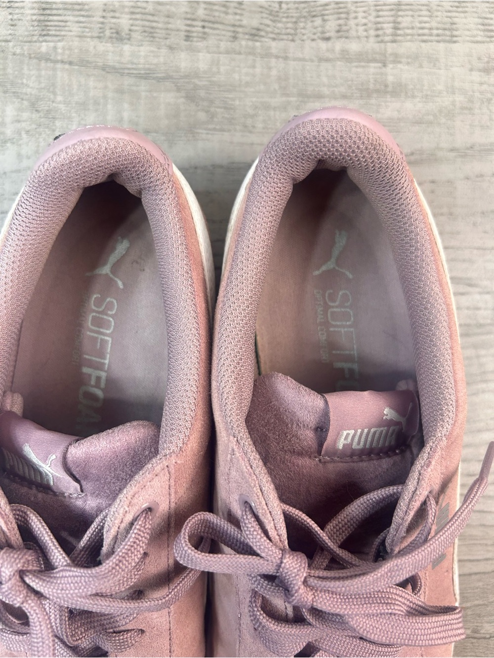 PUMA Suede Classic Women's Sneakers in Dusty Pink Size 7.5 - Picture 6 of 10